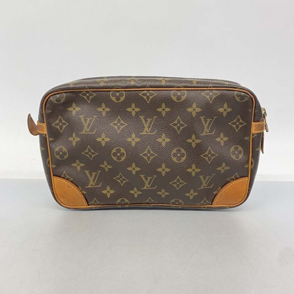 Louis Vuitton Monogram Compiegne 28 Clutch Bag M51845 Brown Men's - Picture 10 of 10
